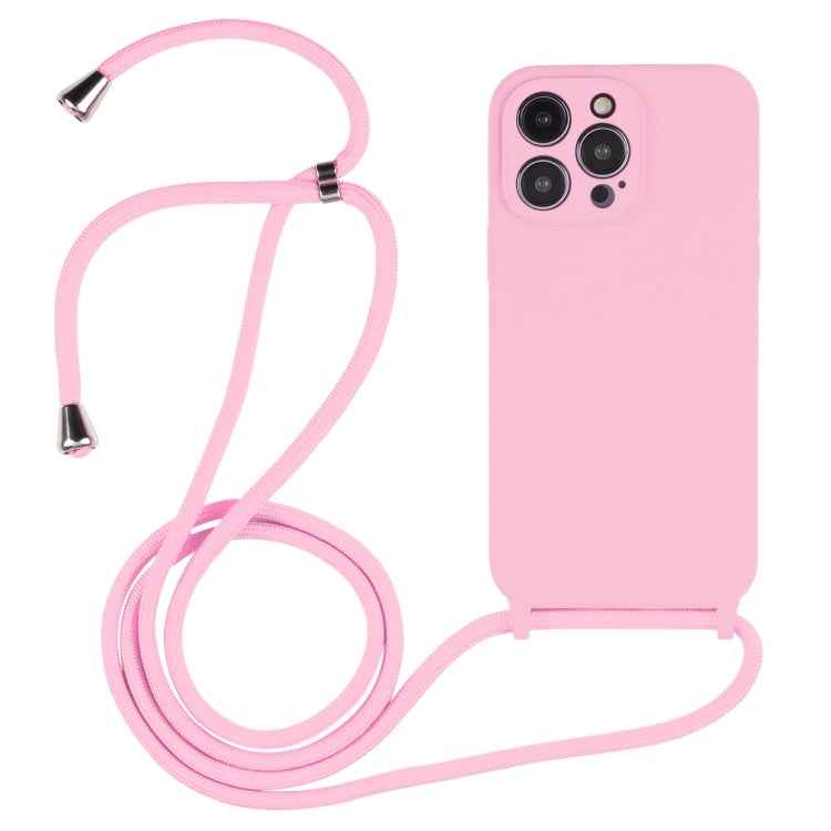 Crossbody Lanyard Liquid Silicone Case, For iPhone 16 Pro Max, For iPhone 16 Pro, For iPhone 16 Plus