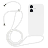 Crossbody Lanyard Liquid Silicone Case, For iPhone 17 Pro Max, For iPhone 17 Pro, For iPhone 17, For iPhone Air