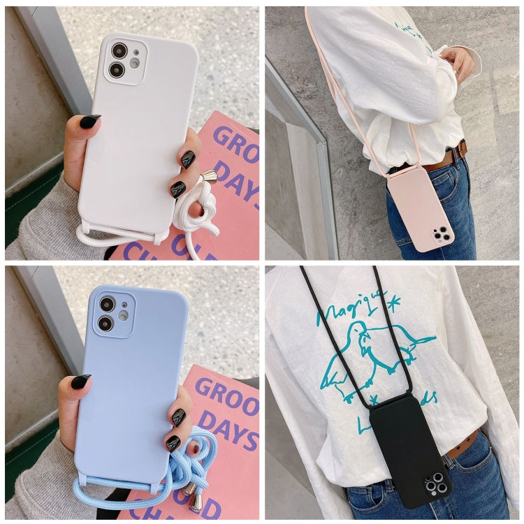 Crossbody Lanyard Liquid Silicone Case, For iPhone 16 Pro Max, For iPhone 16 Pro, For iPhone 16 Plus
