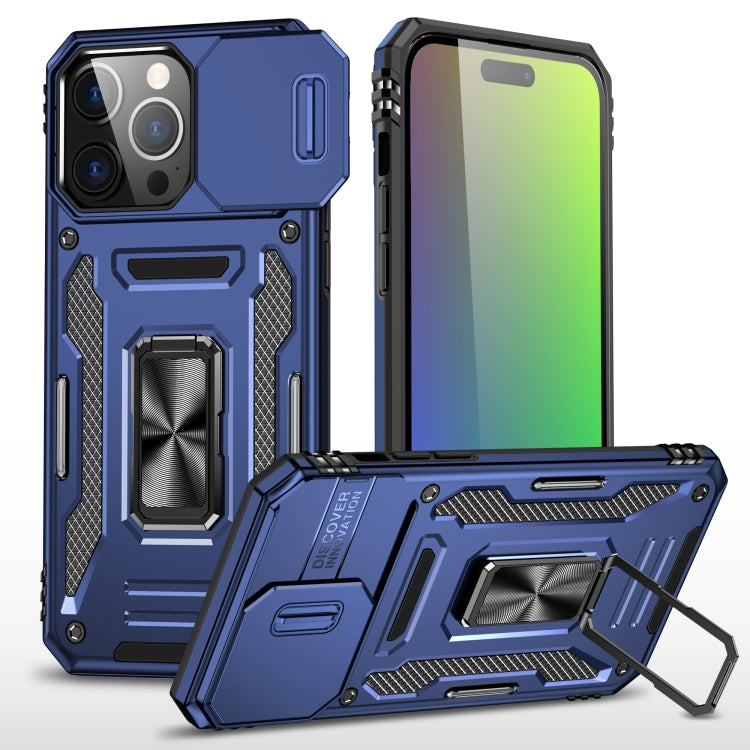 Armor PC + TPU Camera Shield Phone Case, For iPhone 17e / 16e, For iPhone 17 Pro Max, For iPhone 17 Pro, For iPhone 17, For iPhone Air, For iPhone 16 Pro Max