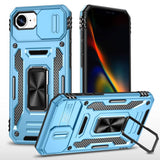 Armor PC + TPU Camera Shield Phone Case, For iPhone 18 Pro / 17 Pro, For iPhone 18 Pro Max / 17 Pro Max, For iPhone 17e / 16e, For iPhone 17, For iPhone Air, For iPhone 16 Pro Max
