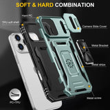 Armor PC + TPU Camera Shield Phone Case, For iPhone 18 Pro / 17 Pro, For iPhone 18 Pro Max / 17 Pro Max, For iPhone 17e / 16e, For iPhone 17, For iPhone Air, For iPhone 16 Pro Max