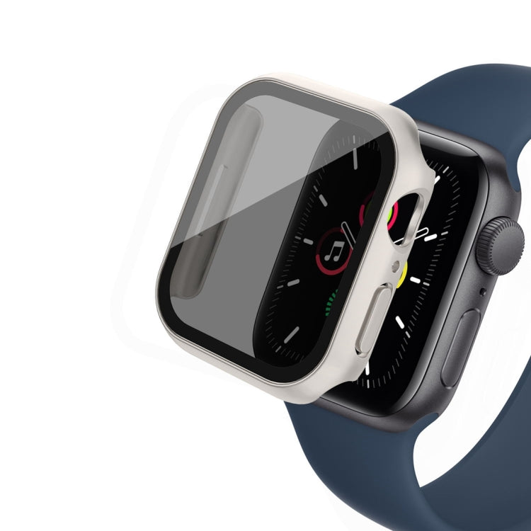 Frosted PC + Anti-spy Tempered Film Integrated Watch Protective Case, For Apple Watch SE 2025 / 2023 / 2022 44mm, For Apple Watch SE 2025 / 2023 / 2022 40mm, For Apple Watch Ultra 3 / 2 / 1 49mm, For Apple Watch 9 / 8 45mm, For Apple Watch 9 / 8 41mm  ...