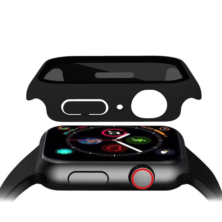 Frosted PC + Anti-spy Tempered Film Integrated Watch Protective Case, For Apple Watch SE 2025 / 2023 / 2022 44mm, For Apple Watch SE 2025 / 2023 / 2022 40mm, For Apple Watch Ultra 3 / 2 / 1 49mm, For Apple Watch 9 / 8 45mm, For Apple Watch 9 / 8 41mm  ...