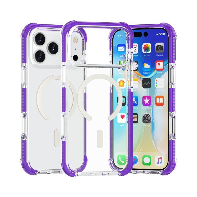 Acrylic Magsafe Magnetic Shockproof Phone Case, For iPhone 18 Pro / 17 Pro, For iPhone 18 Pro Max / 17 Pro Max, For iPhone 17e / 16e, For iPhone 17