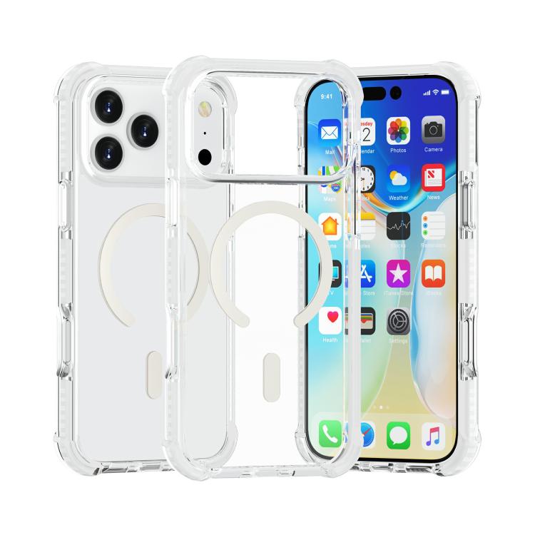 Acrylic Magsafe Magnetic Shockproof Phone Case, For iPhone 18 Pro / 17 Pro, For iPhone 18 Pro Max / 17 Pro Max, For iPhone 17e / 16e, For iPhone 17