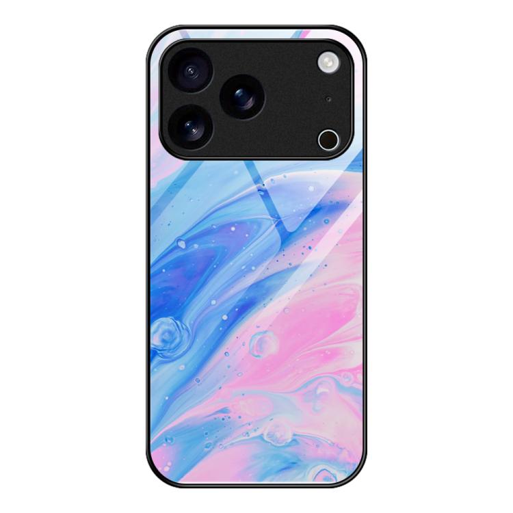 Marble Pattern Glass Protective Phone Case, For iPhone 17 Pro Max, For iPhone 17 Pro, For iPhone 17, For iPhone Air, For iPhone 15 Pro Max, For iPhone 15 Pro