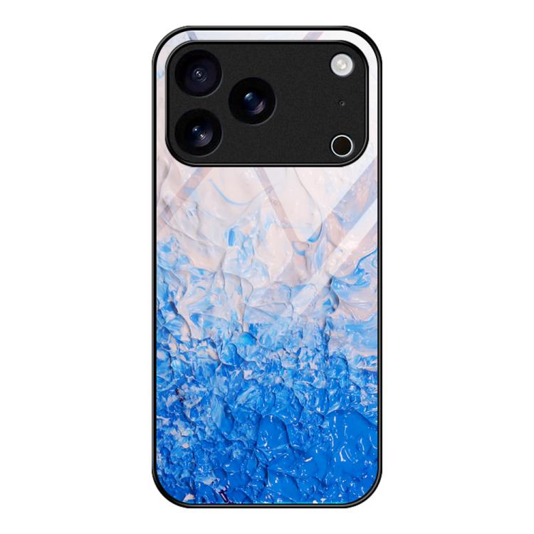 Marble Pattern Glass Protective Phone Case, For iPhone 17 Pro Max, For iPhone 17 Pro, For iPhone 17, For iPhone Air, For iPhone 15 Pro Max, For iPhone 15 Pro
