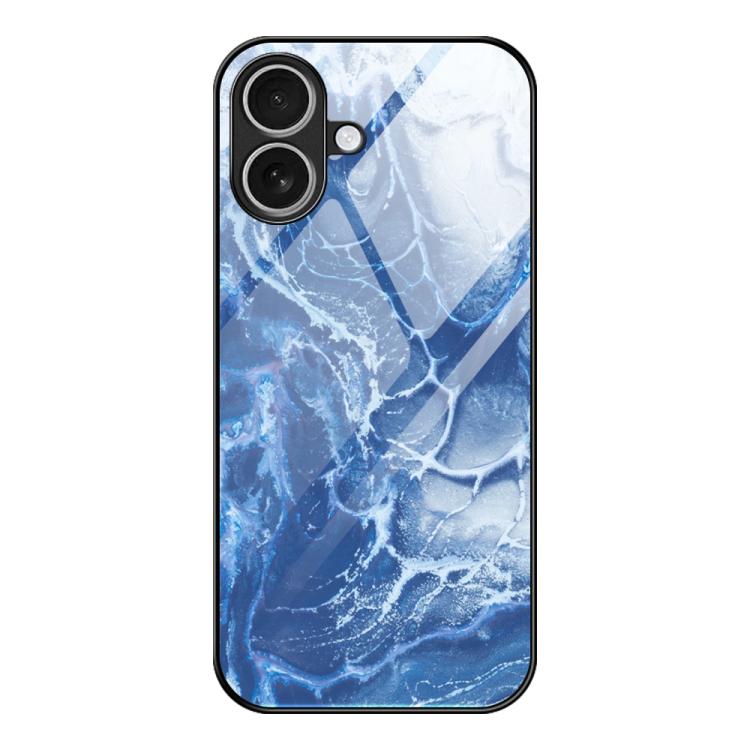 Marble Pattern Glass Protective Phone Case, For iPhone 17 Pro Max, For iPhone 17 Pro, For iPhone 17, For iPhone Air, For iPhone 15 Pro Max, For iPhone 15 Pro