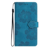 Flower Embossing Pattern Leather Phone Case, For iPhone 13 Pro, For iPhone 13
