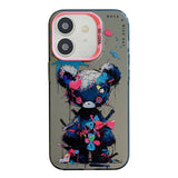Animal Pattern Oil Painting Series PC + TPU Phone Case, For iPhone 12
