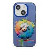 Animal Pattern Oil Painting Series PC + TPU Phone Case, For iPhone 13