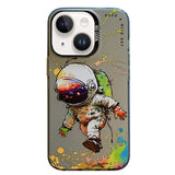 Animal Pattern Oil Painting Series PC + TPU Phone Case, For iPhone 14 Plus