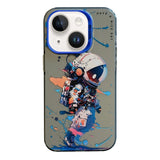 Animal Pattern Oil Painting Series PC + TPU Phone Case, For iPhone 14 Plus