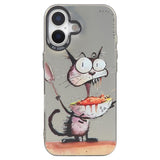 Animal Pattern Oil Painting Series PC + TPU Phone Case, For iPhone 16