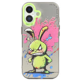 Animal Pattern Oil Painting Series PC + TPU Phone Case, For iPhone 16