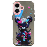 Animal Pattern Oil Painting Series PC + TPU Phone Case, For iPhone 16