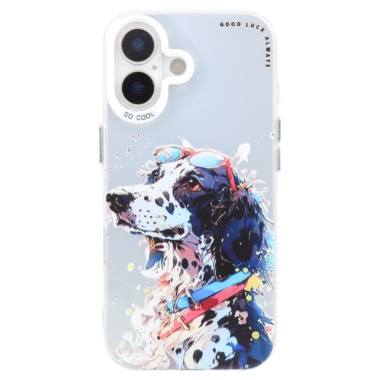Animal Pattern Oil Painting Series PC + TPU Phone Case, For iPhone 17