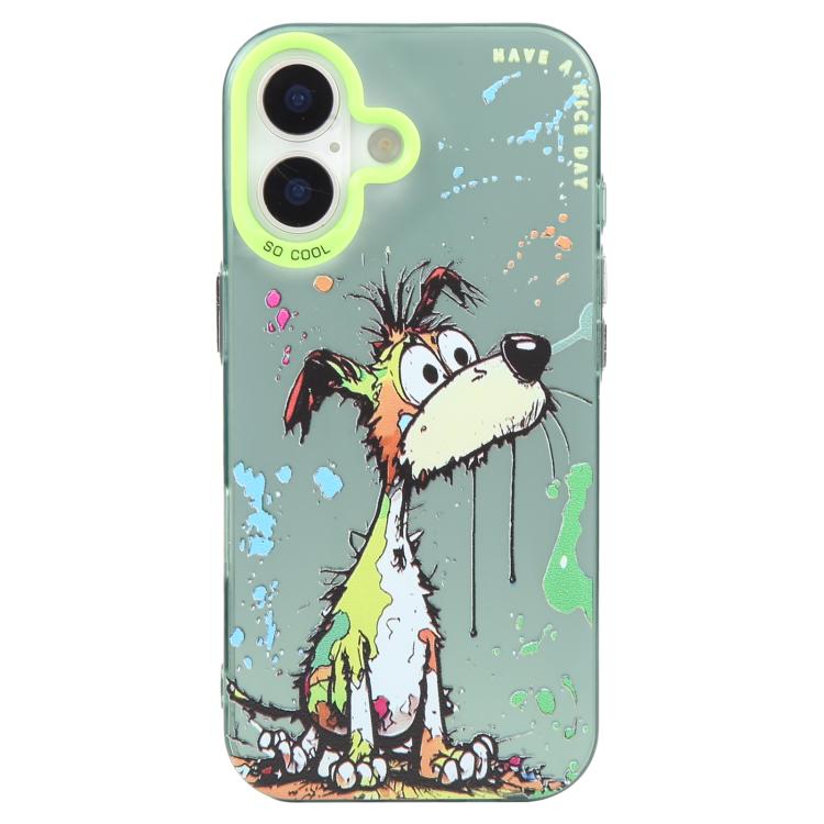 Animal Pattern Oil Painting Series PC + TPU Phone Case, For iPhone 17