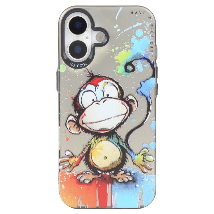 Animal Pattern Oil Painting Series PC + TPU Phone Case, For iPhone 17