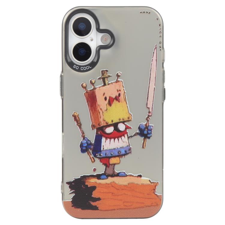Animal Pattern Oil Painting Series PC + TPU Phone Case, For iPhone 17