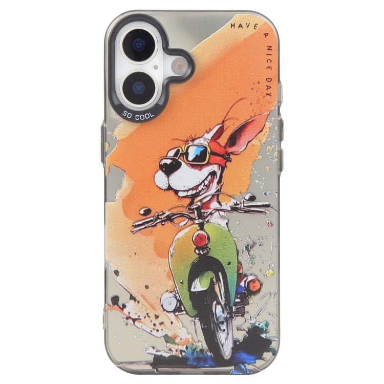 Animal Pattern Oil Painting Series PC + TPU Phone Case, For iPhone 17