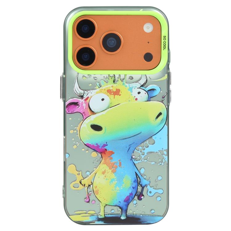 Animal Pattern Oil Painting Series PC + TPU Phone Case, For iPhone 17 Pro Max