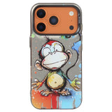 Animal Pattern Oil Painting Series PC + TPU Phone Case, For iPhone 17 Pro Max