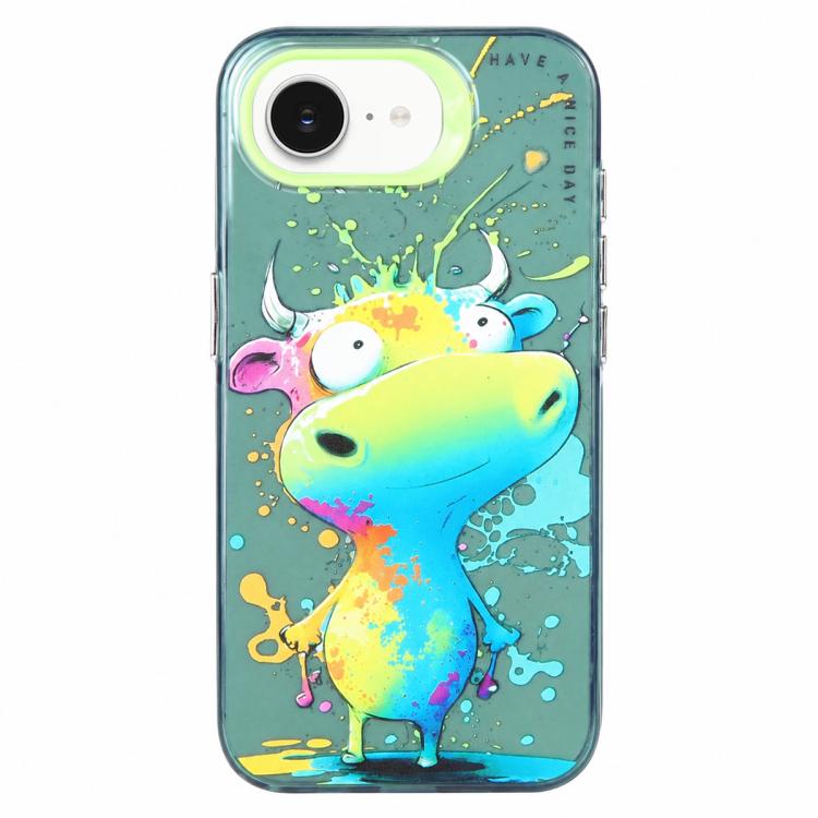 Animal Pattern Oil Painting Series PC + TPU Phone Case, For iPhone 17e / 16e