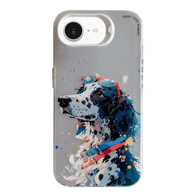 Animal Pattern Oil Painting Series PC + TPU Phone Case, For iPhone 17e / 16e