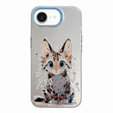 Animal Pattern Oil Painting Series PC + TPU Phone Case, For iPhone 17e / 16e