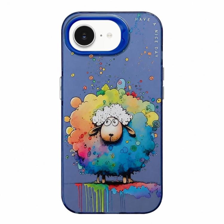 Animal Pattern Oil Painting Series PC + TPU Phone Case, For iPhone 17e / 16e
