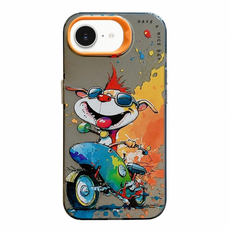 Animal Pattern Oil Painting Series PC + TPU Phone Case, For iPhone 17e / 16e