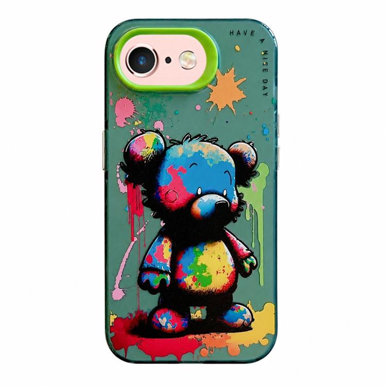 Animal Pattern Oil Painting Series PC + TPU Phone Case, For iPhone 6s / 6