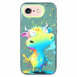 Animal Pattern Oil Painting Series PC + TPU Phone Case, For iPhone 6s / 6
