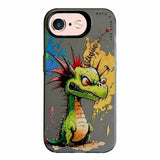Animal Pattern Oil Painting Series PC + TPU Phone Case, For iPhone 6s / 6