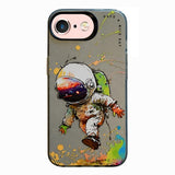 Animal Pattern Oil Painting Series PC + TPU Phone Case, For iPhone 6s / 6