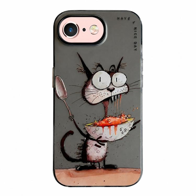 Animal Pattern Oil Painting Series PC + TPU Phone Case, For iPhone 6s Plus / 6 Plus