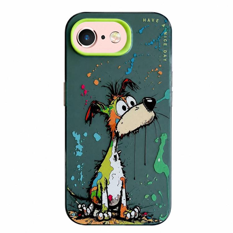 Animal Pattern Oil Painting Series PC + TPU Phone Case, For iPhone 6s Plus / 6 Plus