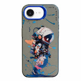 Animal Pattern Oil Painting Series PC + TPU Phone Case, For iPhone 7 / 8 / SE 2020