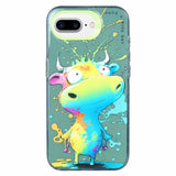 Animal Pattern Oil Painting Series PC + TPU Phone Case, For iPhone 7 Plus / 8 Plus