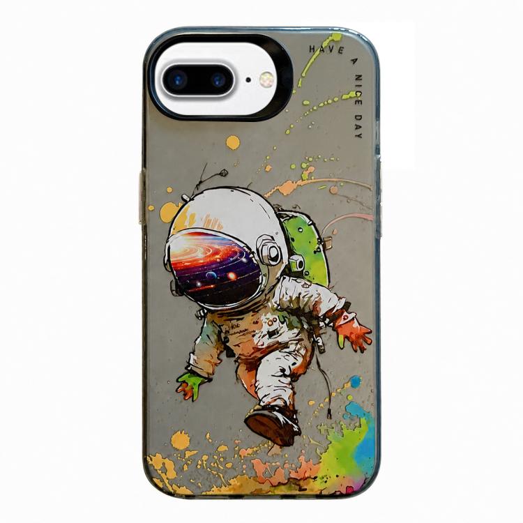 Animal Pattern Oil Painting Series PC + TPU Phone Case, For iPhone 7 Plus / 8 Plus
