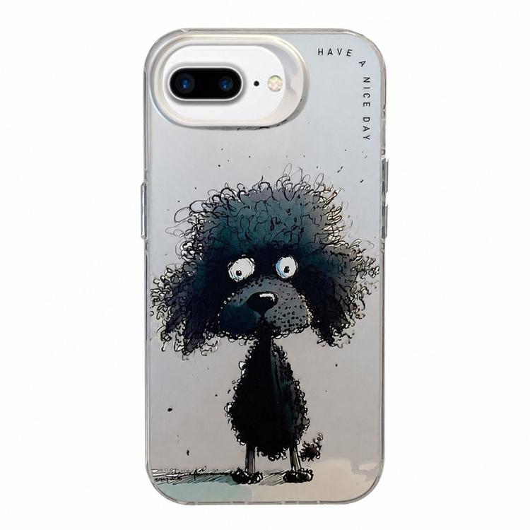 Animal Pattern Oil Painting Series PC + TPU Phone Case, For iPhone 7 Plus / 8 Plus