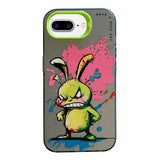 Animal Pattern Oil Painting Series PC + TPU Phone Case, For iPhone 7 Plus / 8 Plus