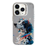 Animal Pattern Oil Painting Series PC + TPU Phone Case, For iPhone 11 Pro