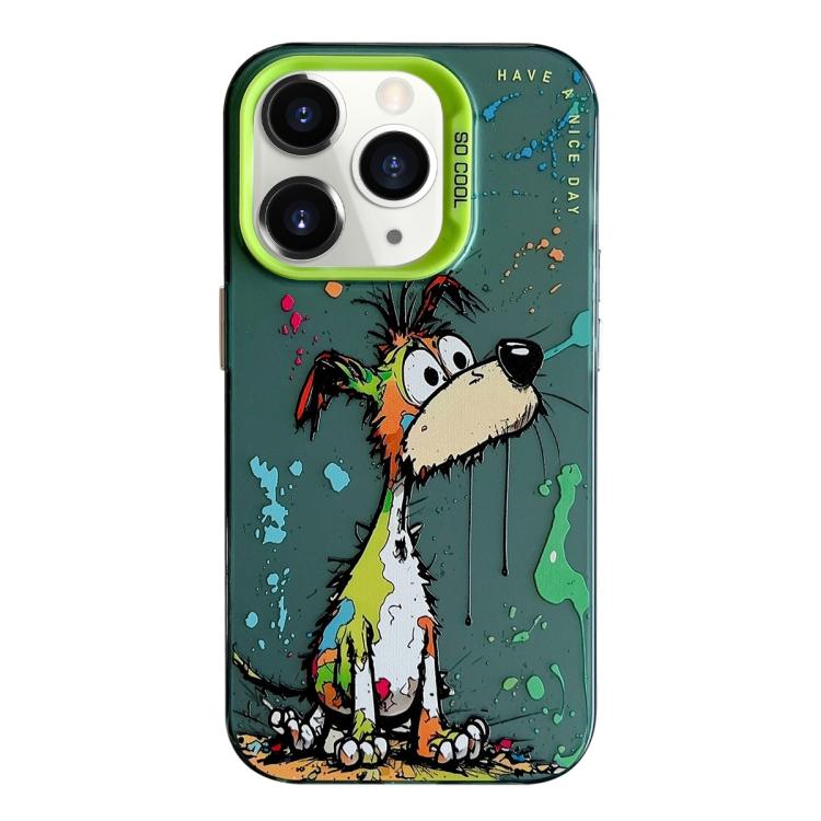 Animal Pattern Oil Painting Series PC + TPU Phone Case, For iPhone 11 Pro