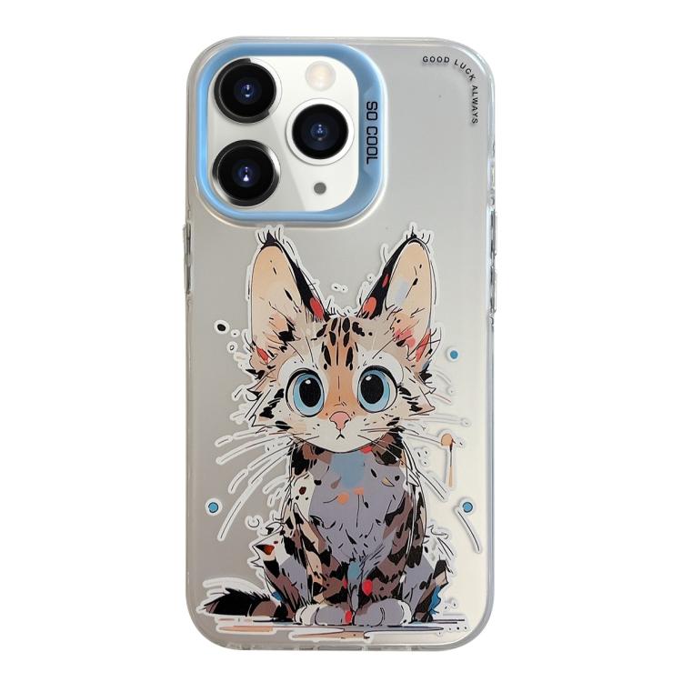 Animal Pattern Oil Painting Series PC + TPU Phone Case, For iPhone 11 Pro