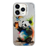 Animal Pattern Oil Painting Series PC + TPU Phone Case, For iPhone 11 Pro