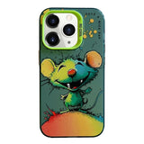 Animal Pattern Oil Painting Series PC + TPU Phone Case, For iPhone 11 Pro