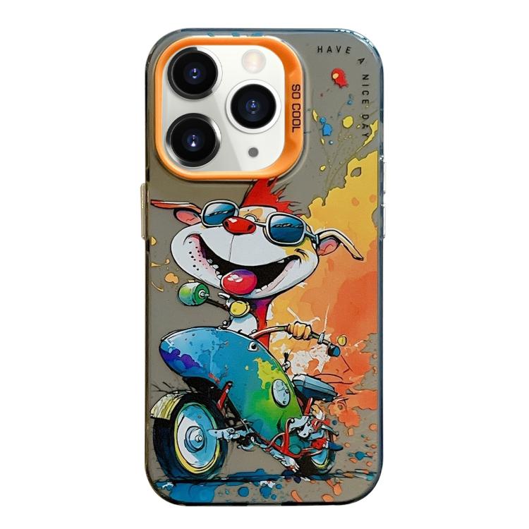 Animal Pattern Oil Painting Series PC + TPU Phone Case, For iPhone 11 Pro